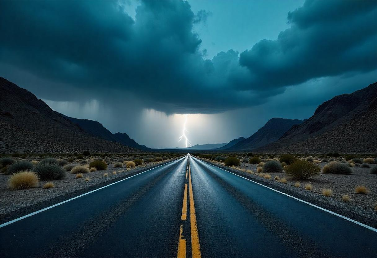 מזג האוויר הסוער בשיאו