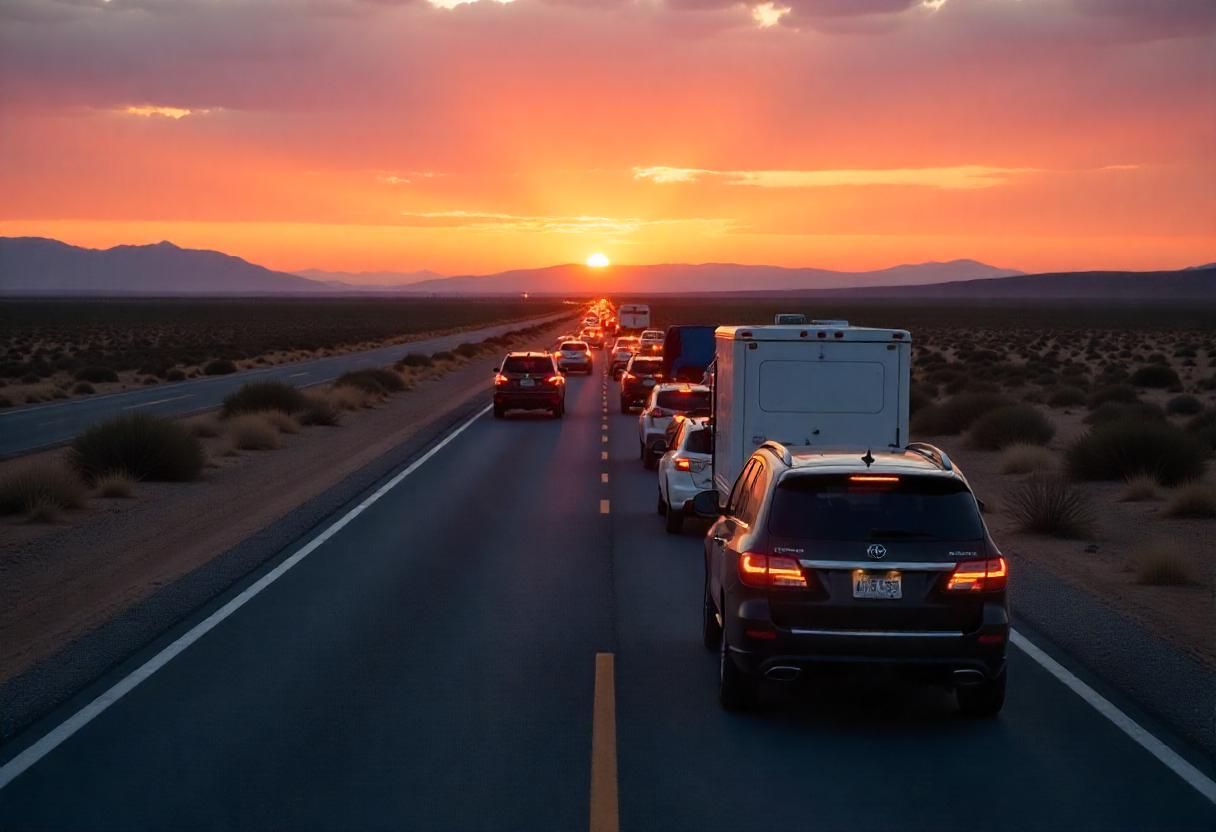 גם אתמול – פקקי ענק במחסום הכניסה לעיר אילת