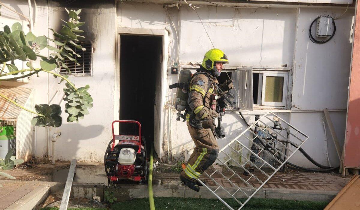שריפה בשכונת איזידור