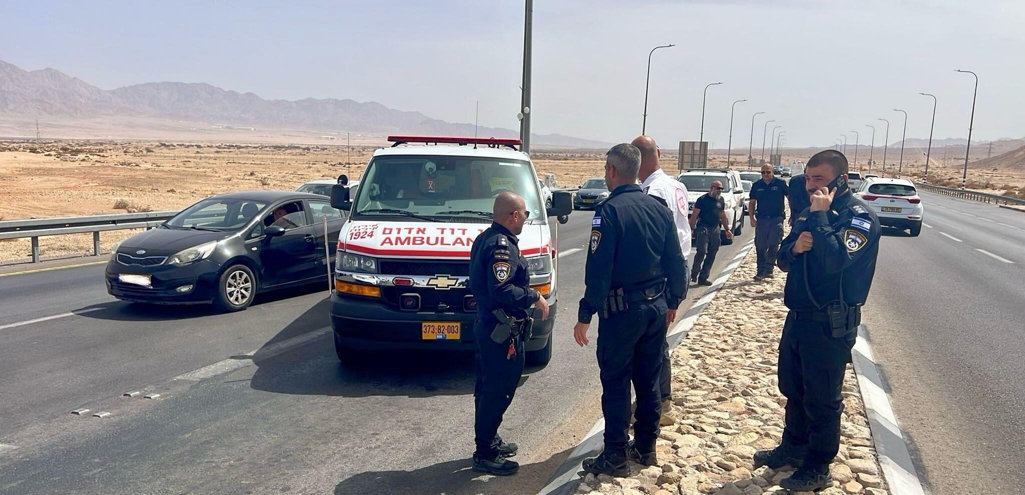 ניסיון גניבת רכב באילת שהסתיים במרדף משטרתי