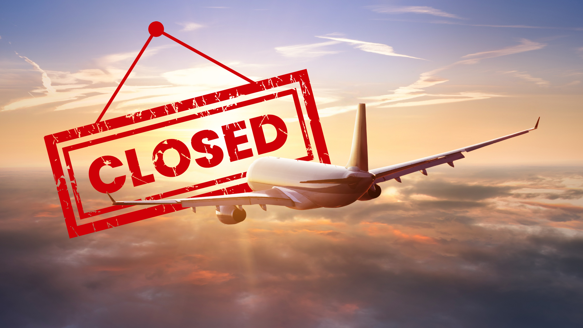 טיסות חילוץ בוטלו ברגע האחרון בעקבות סגירת השמיים