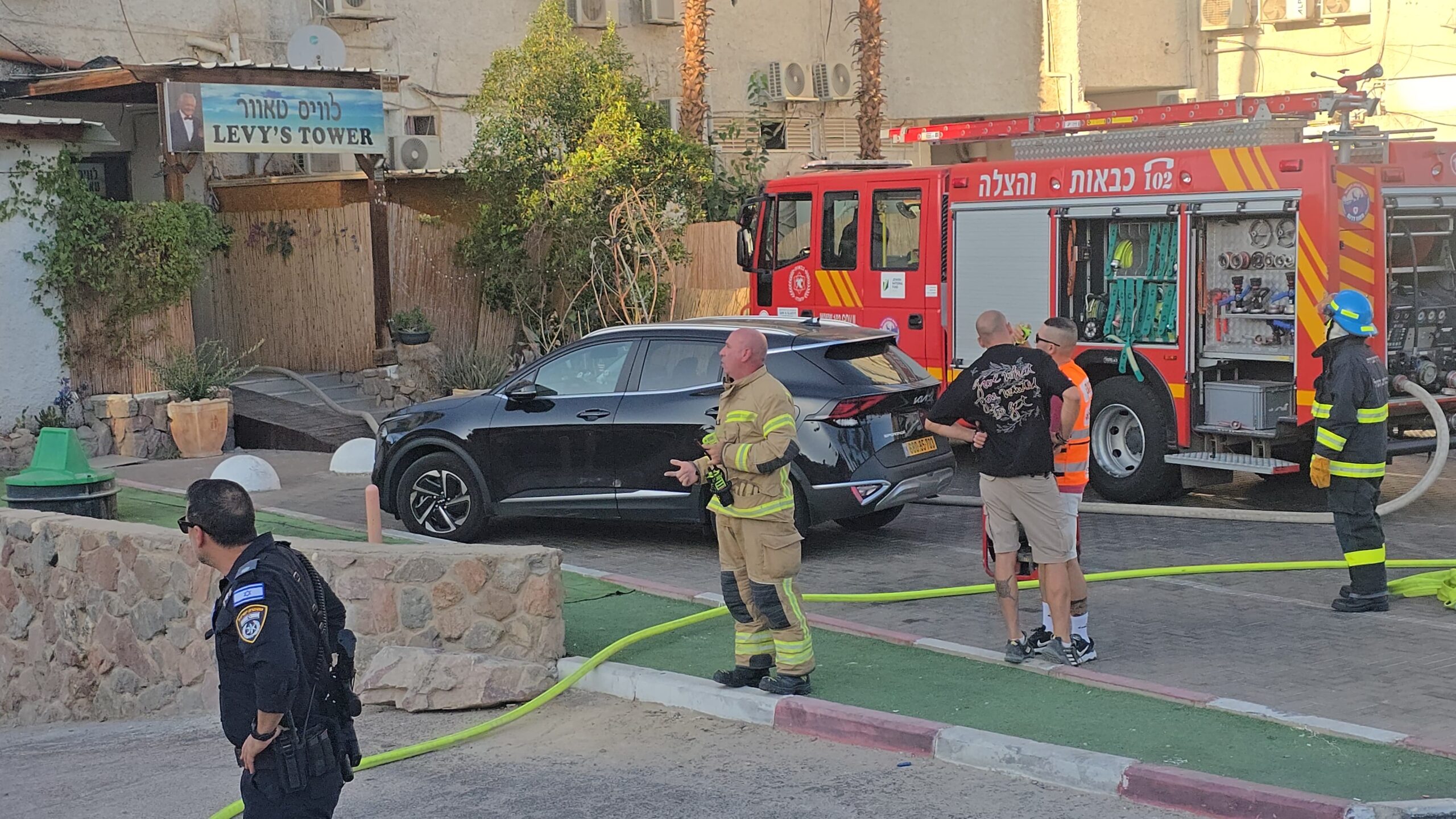 שבעה חולצו משריפה במלון לוויס באילת