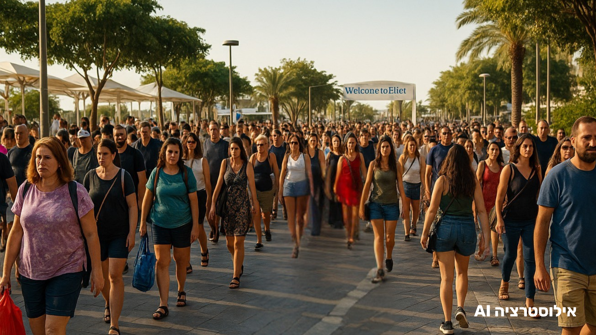 אחרי שבועות קשים אילת מתפוצצת בתיירות הקיץ