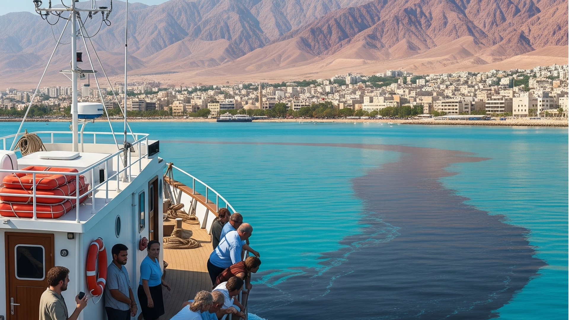 כתם שמן במפרץ אילת: הדייגים שהצילו את הים בזמן