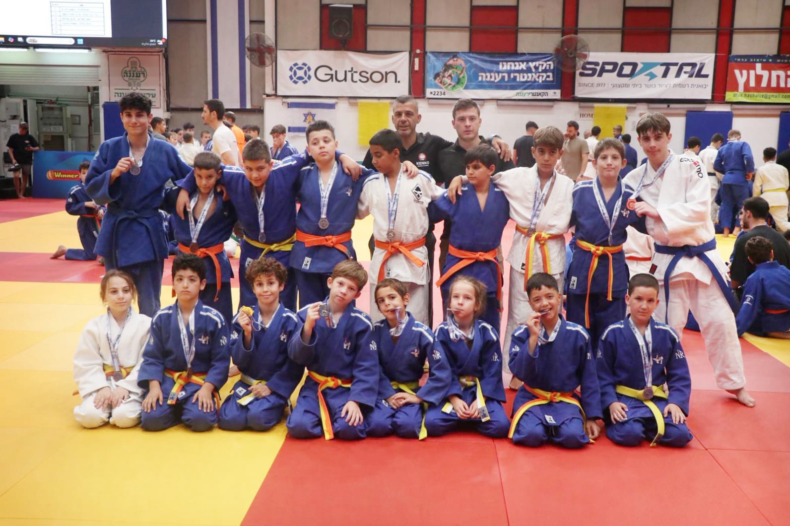 שיא ג'ודו באילת: חמישה אלופי ישראל