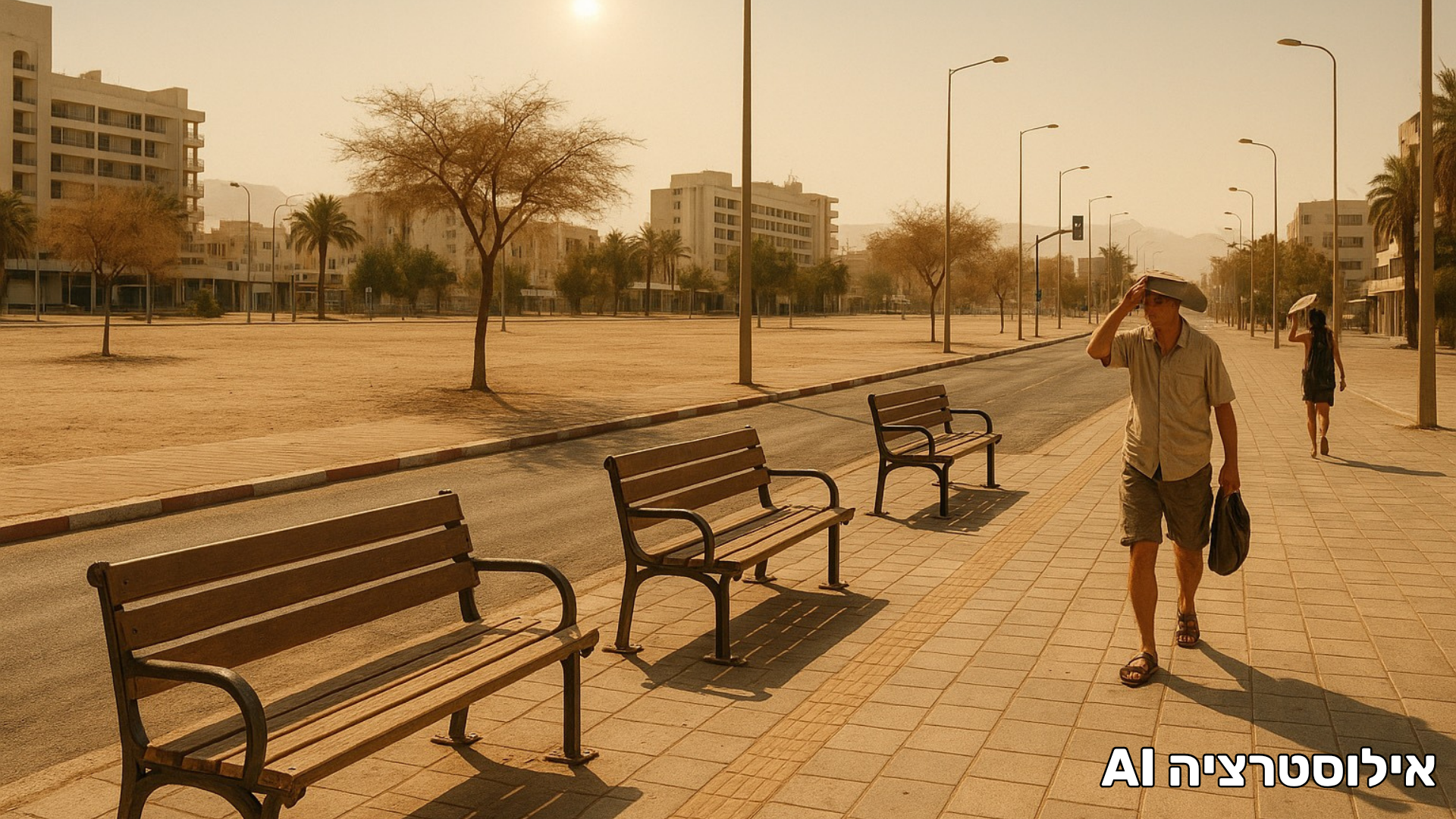 אילת מתחממת ואין איפה להסתתר
