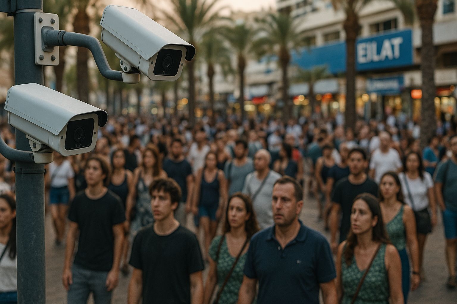 אילת תפעיל מערכת AI שתזהה אלימות לפני שתתרחש