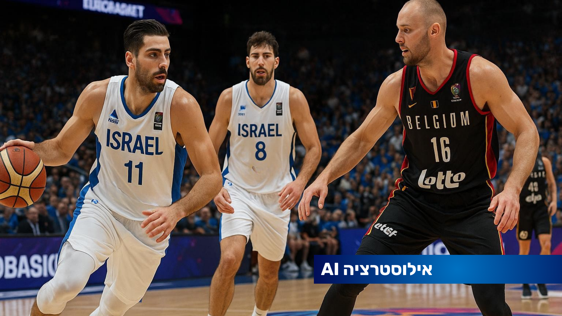 נבחרת ישראל ביורובאסקט: המשחק מול בלגיה עשוי להכריע