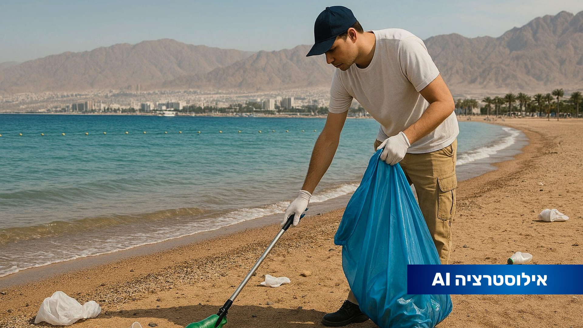 ניקיון החופים באילת