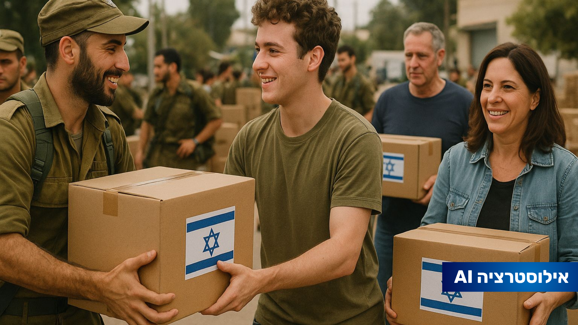 ההתגייסות של האזרחים למען החיילים במלחמת חרבות ברזל