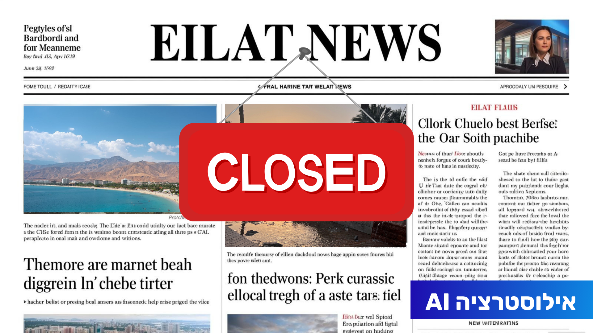 אחרי עשרות שנים: סגירת המקומון “ידיעות אילת” סוגרת עידן שלם בעיר