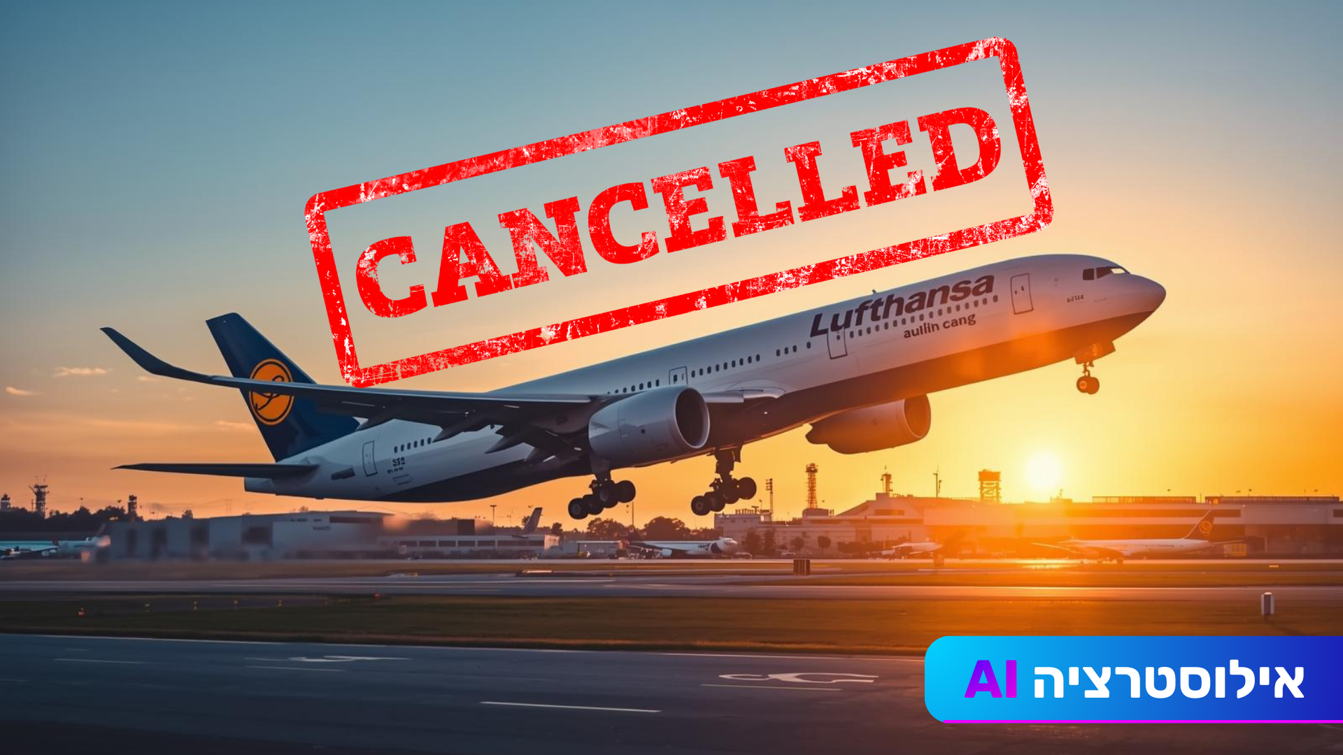 קבוצת לופטהנזה מבטלת טיסות לישראל בשל המצב הביטחוני