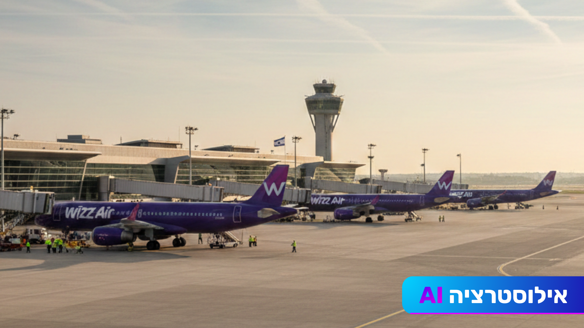 סכסוך עבודה בענף התעופה: ההסתדרות נגד הקמת בסיס Wizz Air בישראל
