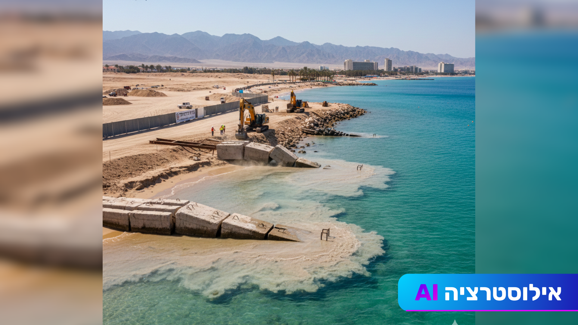 סערה בקו החוף: טענות להפרת חוק ועבירות בנייה בחופי אילת