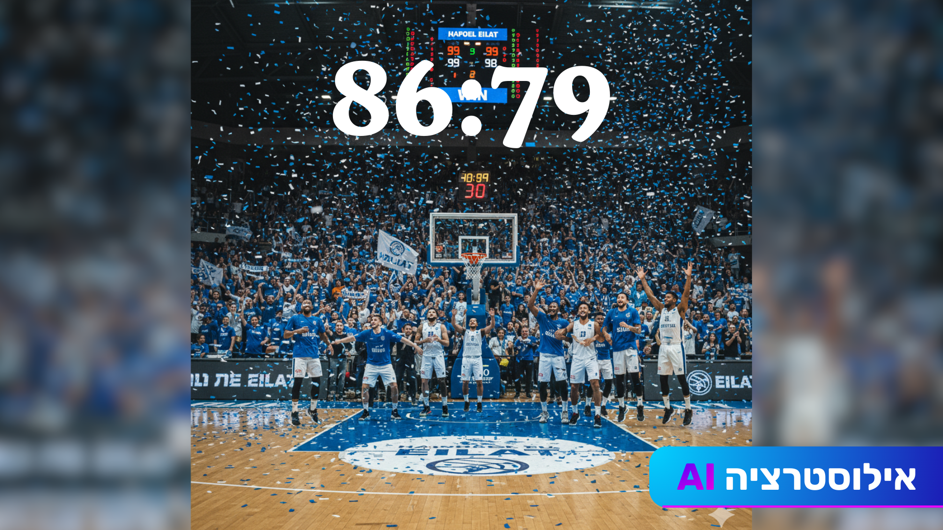 אילת נשארה כחולה: ניצחון ענק 86:79 על מכבי רחובות במשחק העונה