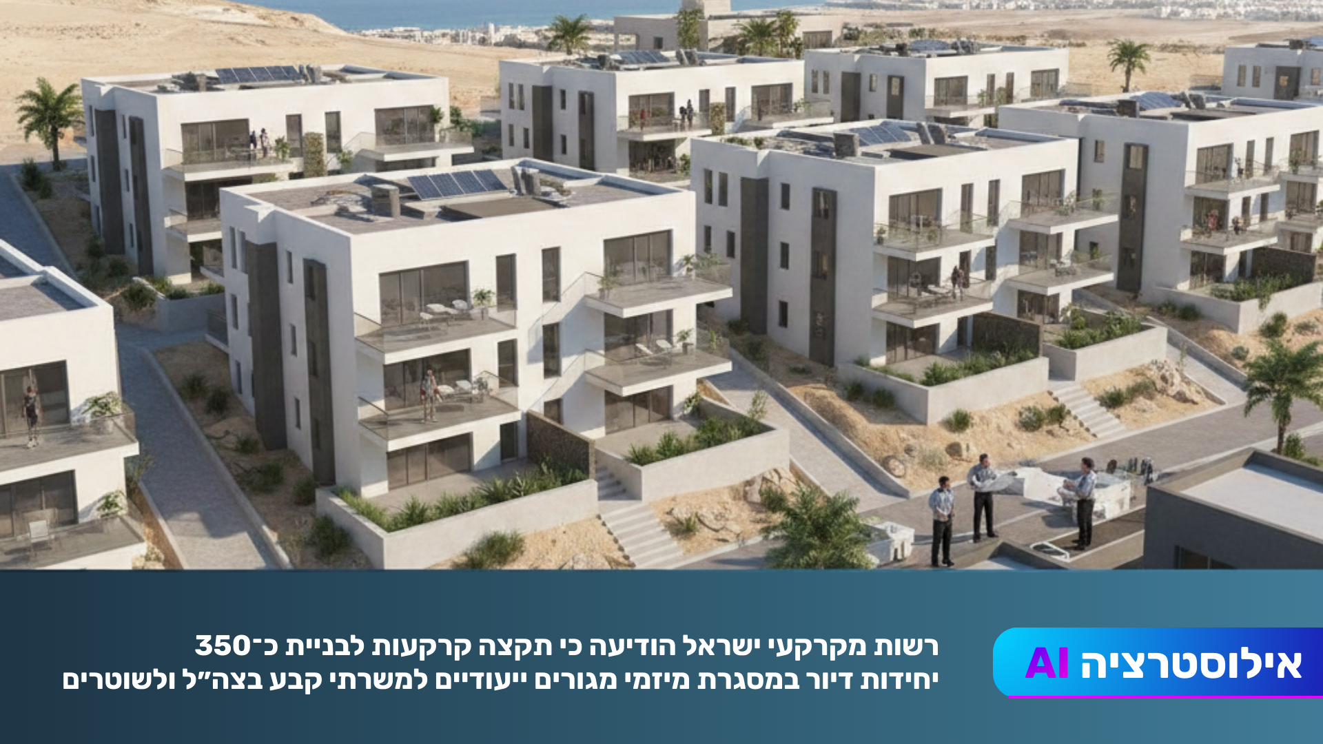 350 דירות חדשות לאנשי קבע ושוטרים בבני עי