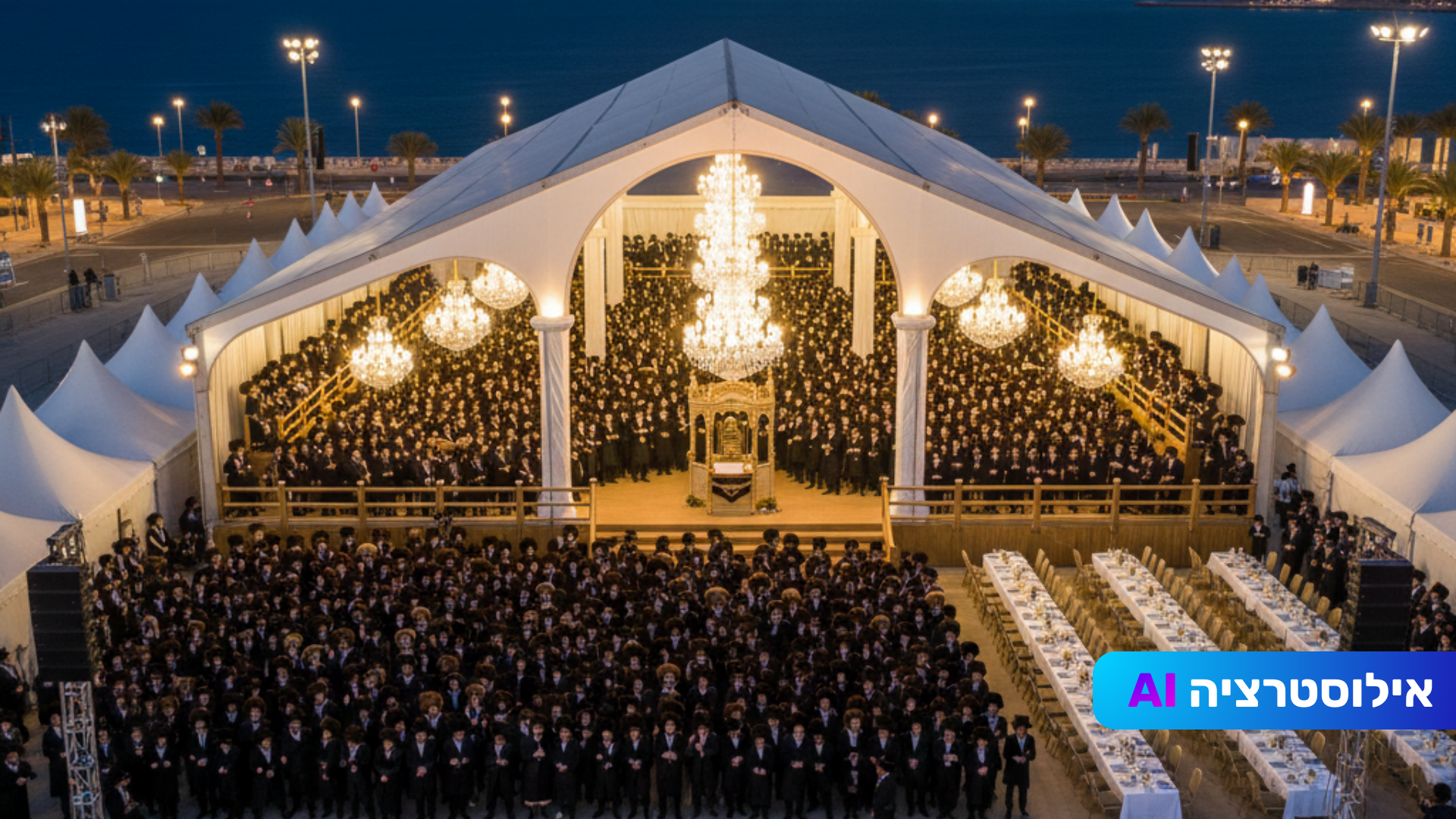 אלפי חסידים בדרך לאילת: העיר נערכת לכנס ראש השנה של חסידות ויז'ניץ