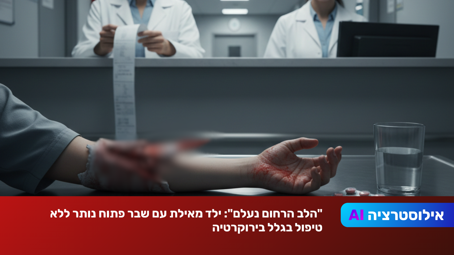 ילד מאילת עם שבר פתוח נותר ללא טיפול בגלל בירוקרטיה