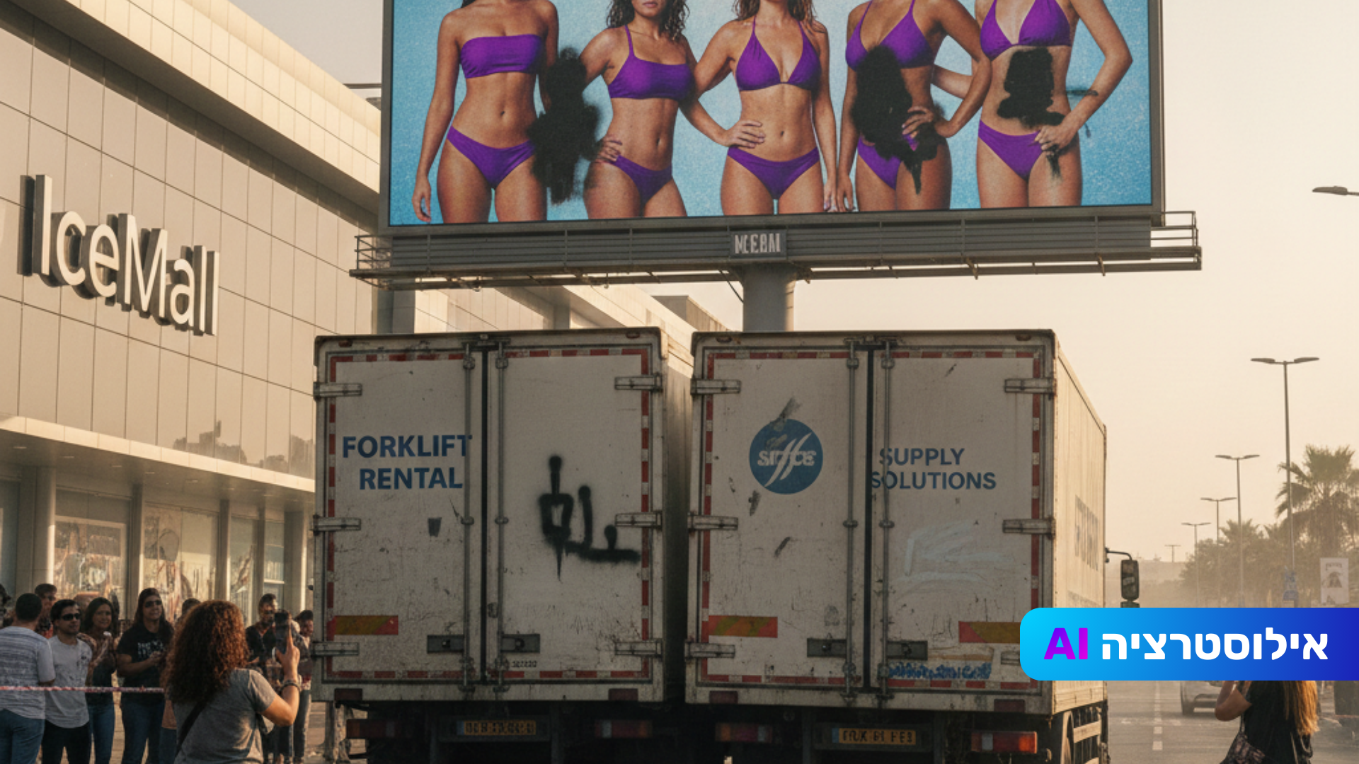 סערת שלטי הנשים באילת: 