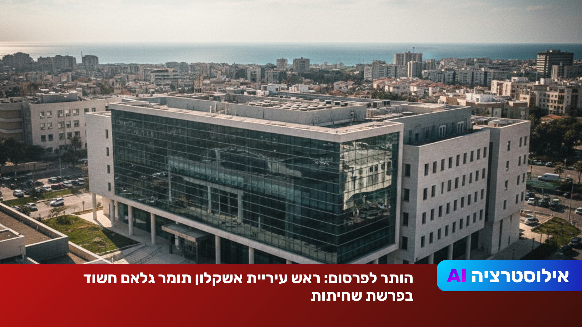 הותר לפרסום: ראש עיריית אשקלון תומר גלאם חשוד בפרשת שחיתות