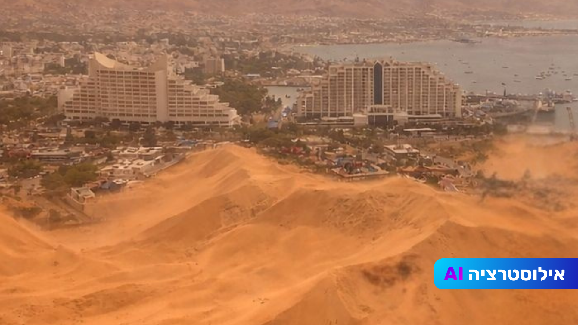 שיא של חום בפברואר: האובך שוקע והשרב כבר כאן