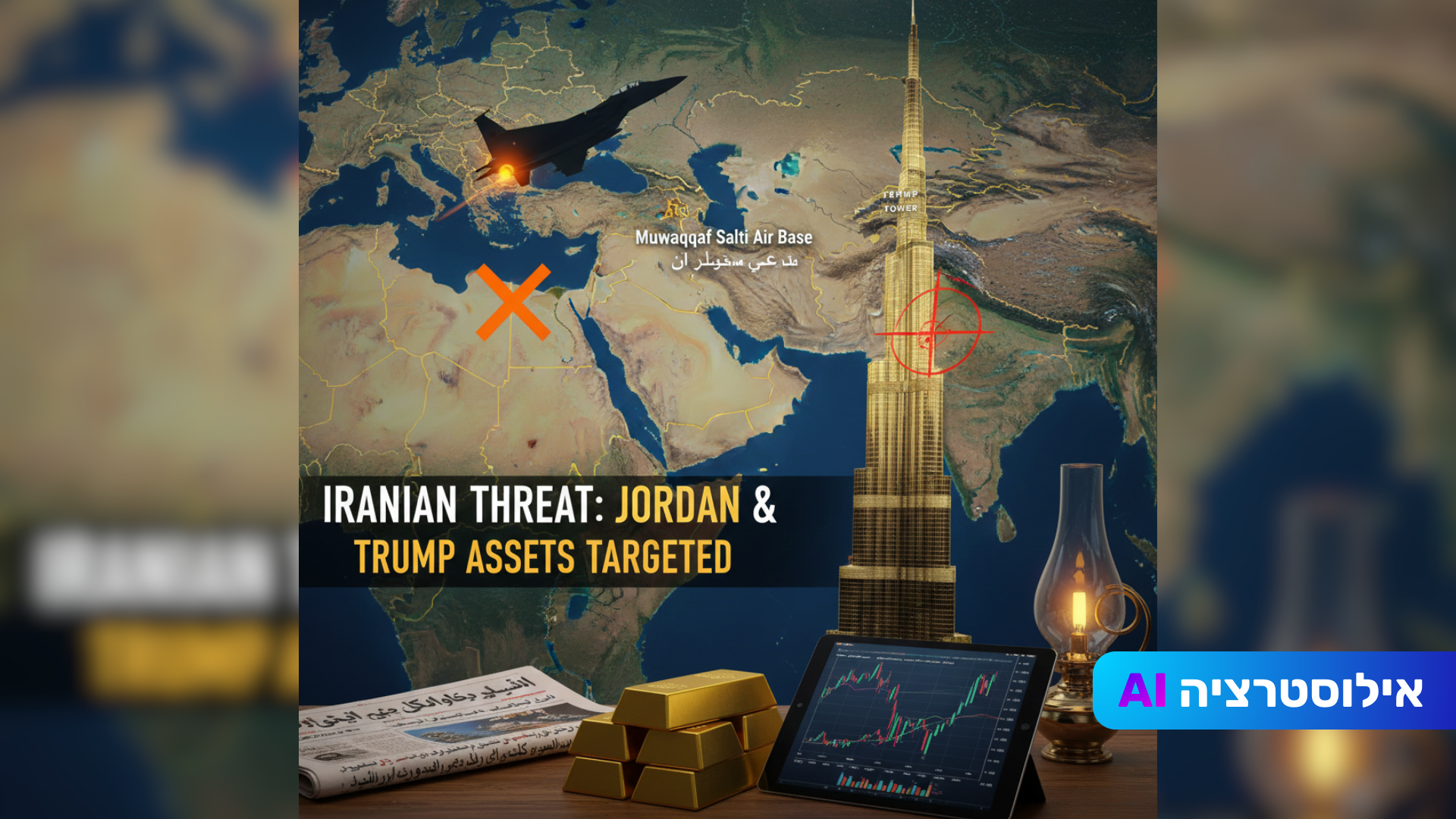 ירדן ונכסי משפחת טראמפ על הכוונת במקרה של מלחמה