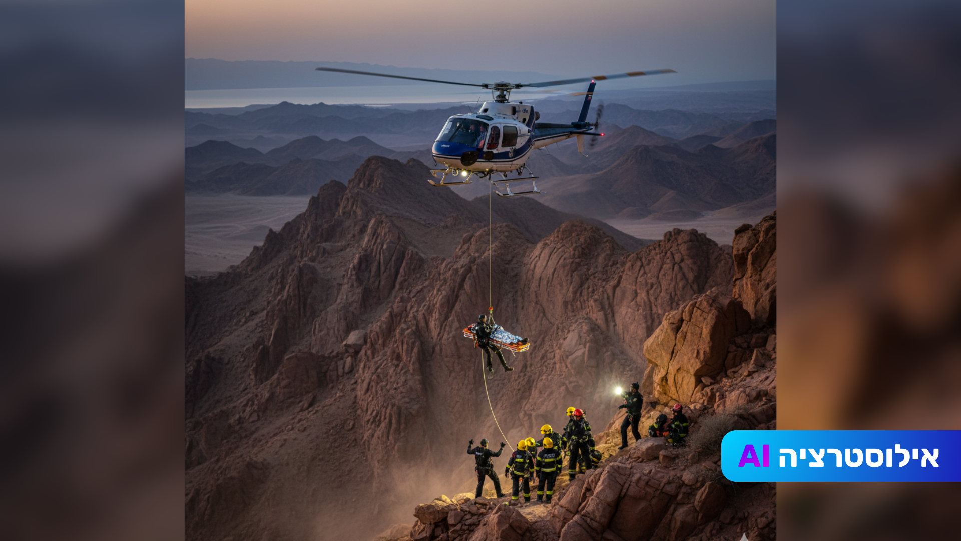 חילוץ מהגובה: תרגיל מבצעי מורכב בהרי אילת