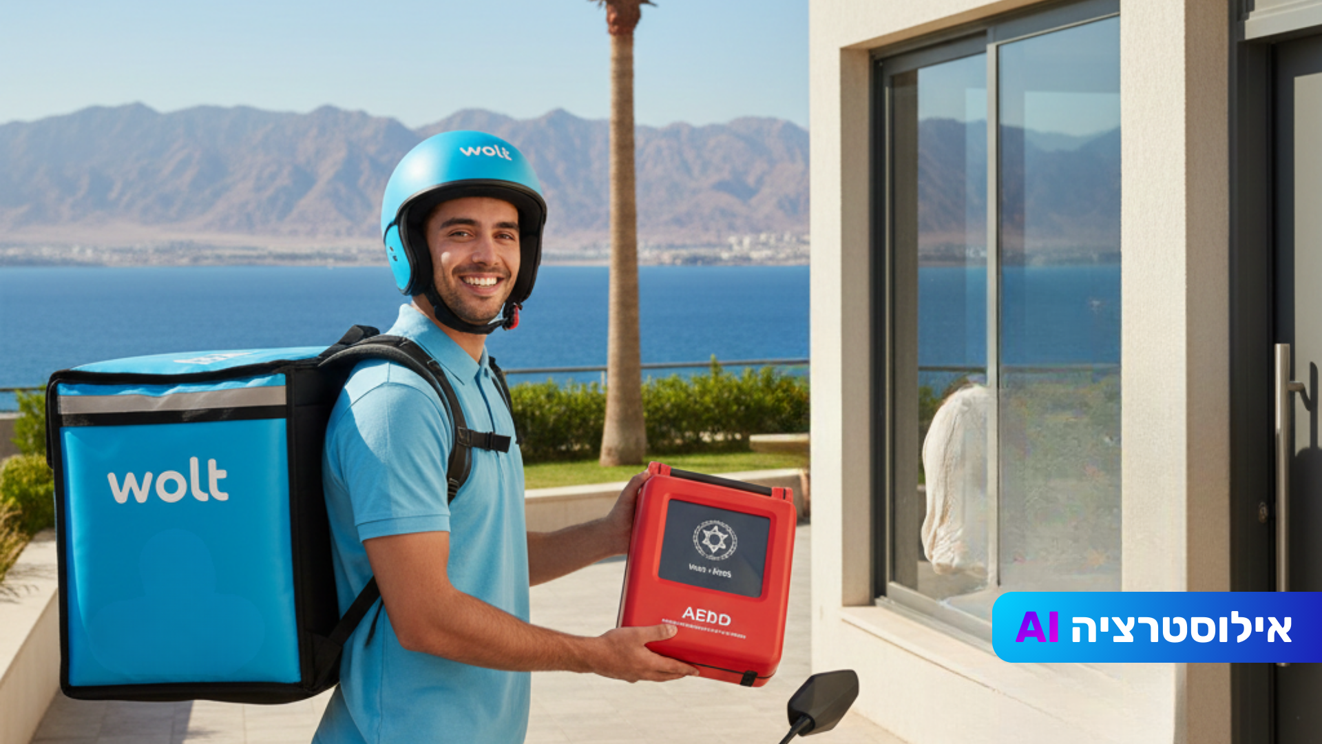 שיתוף פעולה מציל חיים: מהיום ניתן להזמין דפיברילטור דרך אפליקציית Wolt