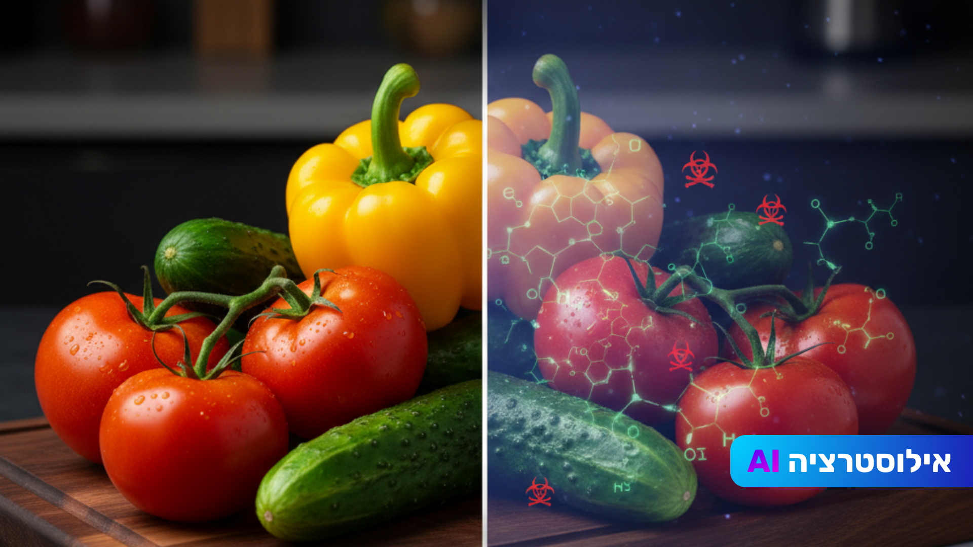 חומרי הדברה רעילים בירקות מהרשות הפלסטינית