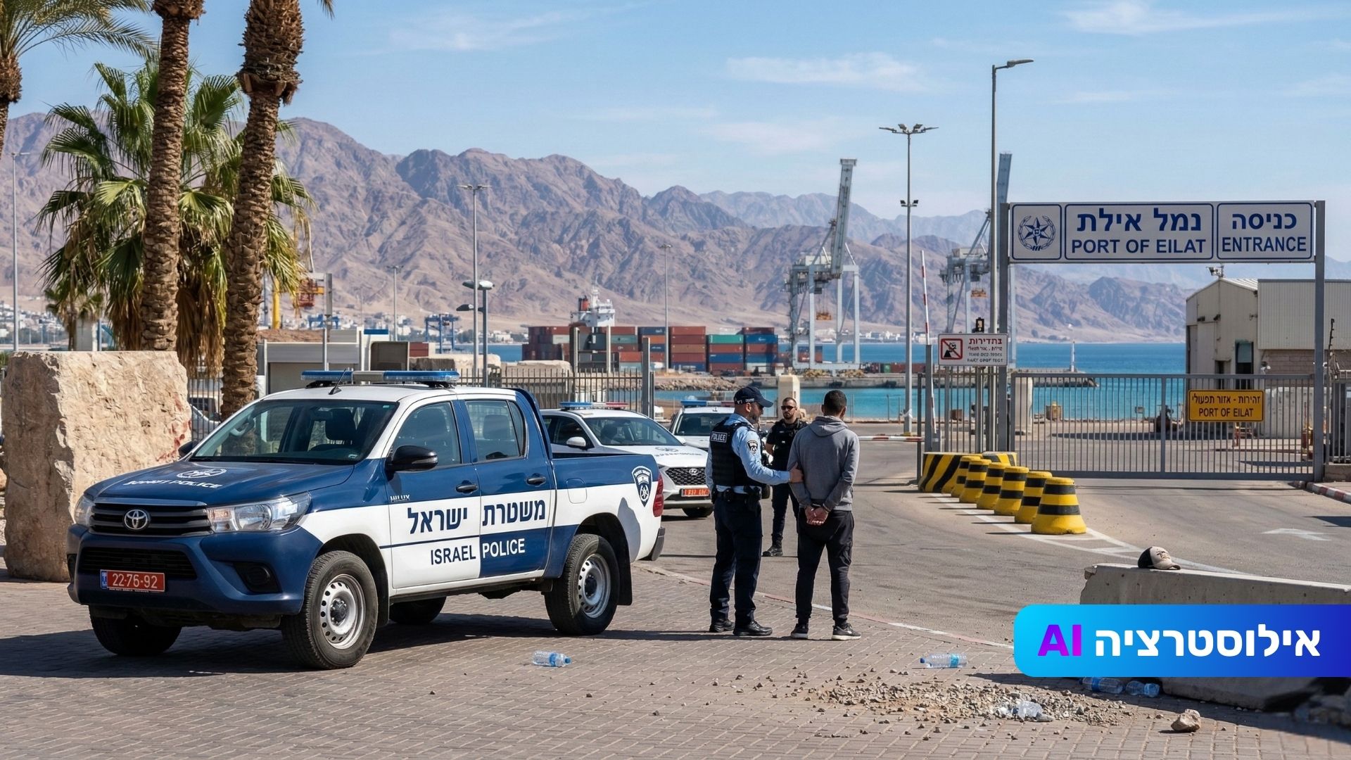 כתב אישום נגד תושב מזרח ירושלים שתקף בנמל אילת