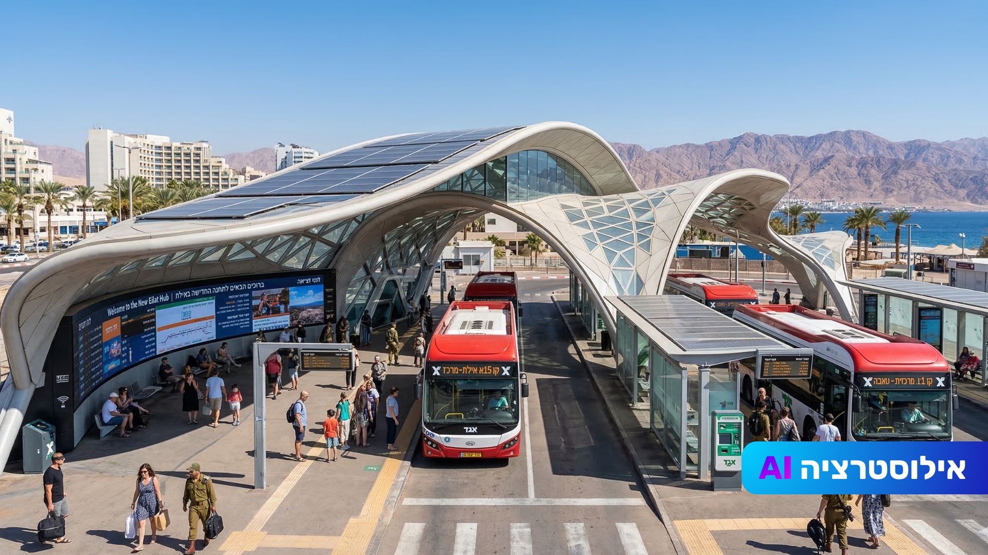 מתנה לחג: התחנה המרכזית החדשה באילת תיפתח בפסח