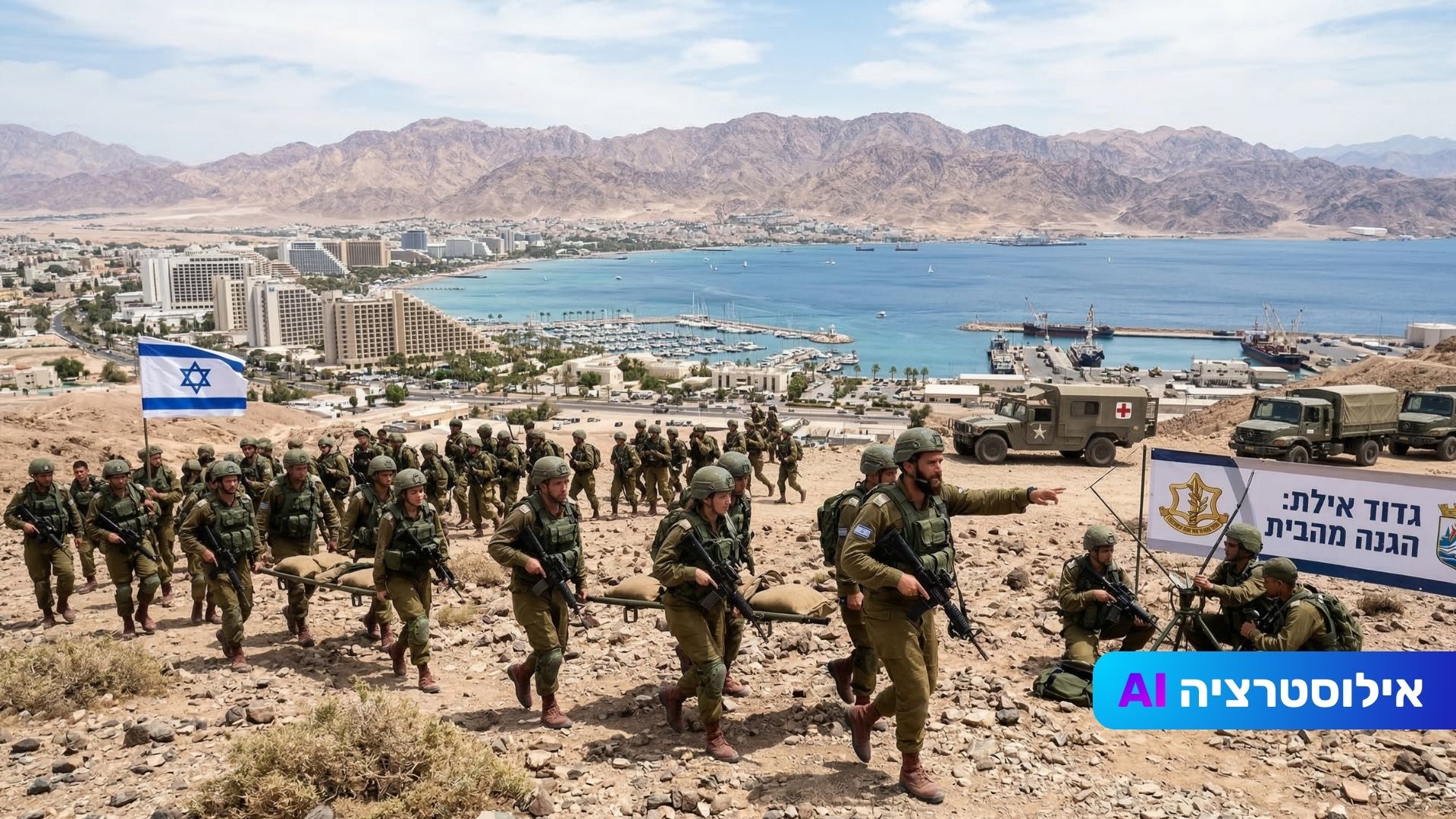 גיוס פנומנלי באילת: הוקם גדוד המילואים החדש להגנת העיר