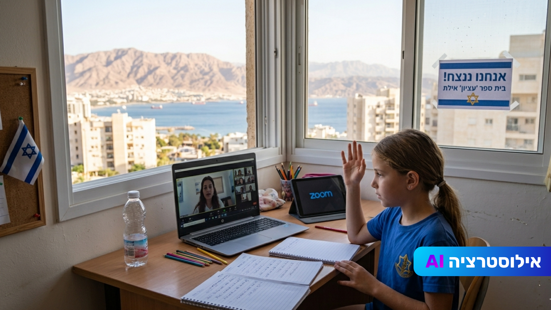 כך מתמודדים תלמידי אילת עם אתגרי הזום