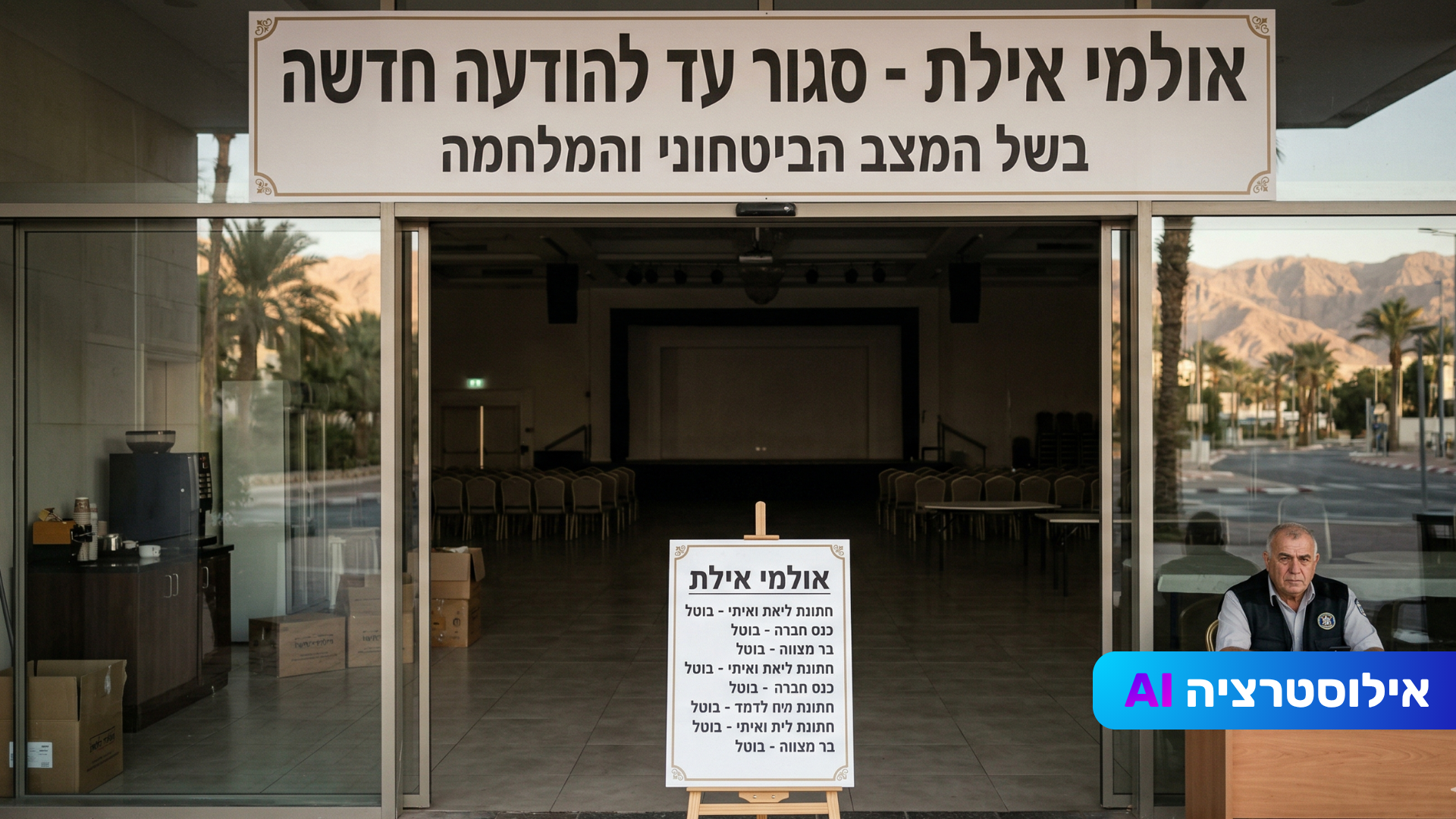 ענף האירועים קורס: ביטולים המוניים ואי ־ודאות