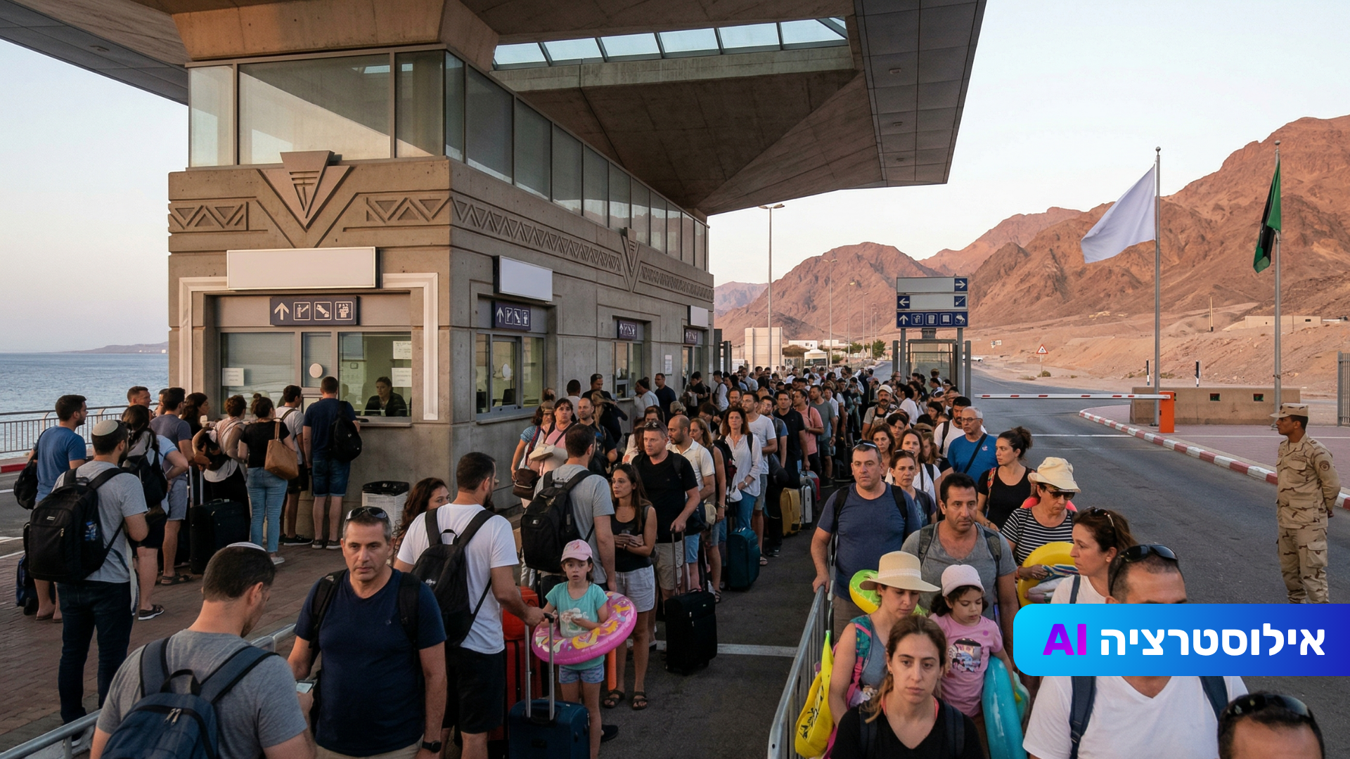 זינוק במחירי המעבר בטאבה: הישראלים משלמים יותר בדרך לסיני ולחו